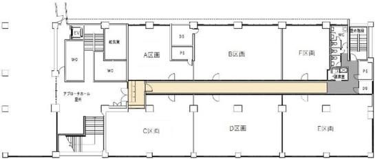 ウィン青山 2階D+E 平面図