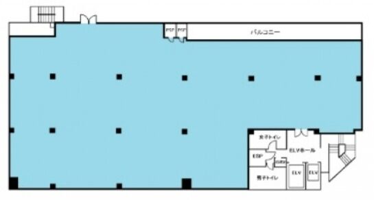 ヤマタネ門前仲町ビル 3階 平面図