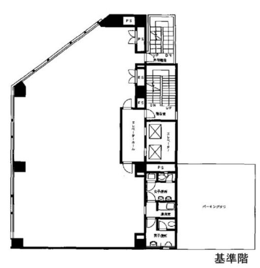 協和ビル(中央区) 4階 平面図