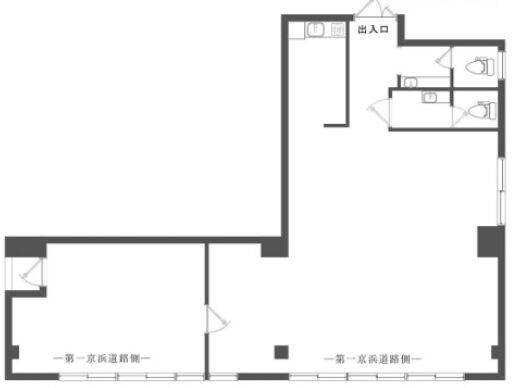 ライオンズ三田 2階201 平面図