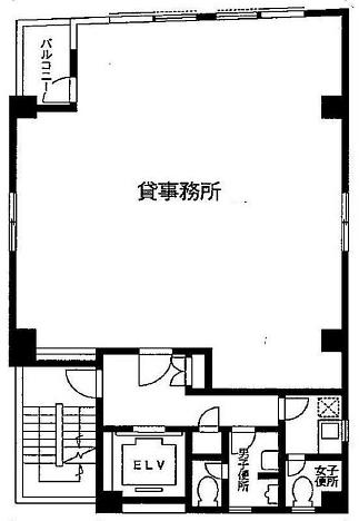 赤塚ビル 2階 平面図