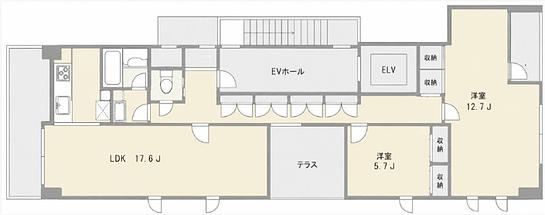 HARAビル 2階201 平面図