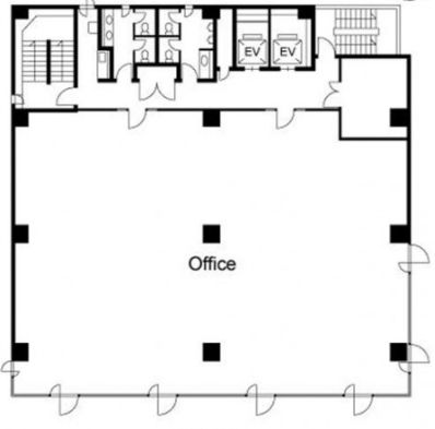 NMF吉祥寺本町ビル（旧：NOF吉祥寺本町ビル） 2階 平面図