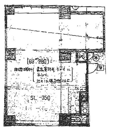 フラットワセダ 1階101 平面図