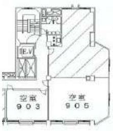 ミヤタビルディング 9階905 平面図