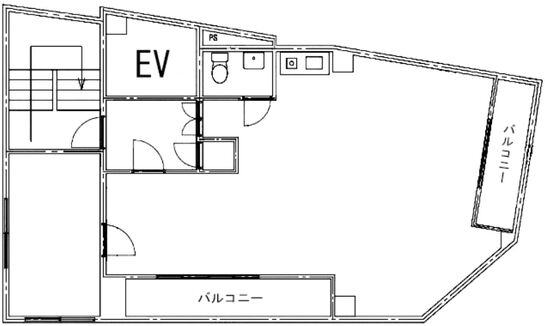 まるべりーひらかわ 6階 平面図
