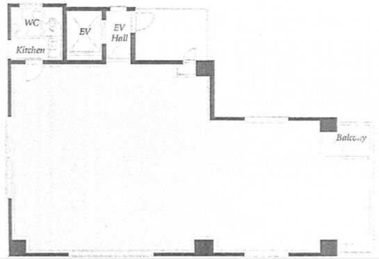 塚本ビル（千代田区） 2階 平面図