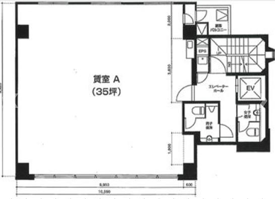 楠本第3ビル 4階 平面図