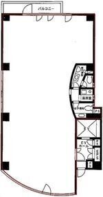 小西ビル 6階 平面図