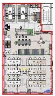 フロンティアグラン西新宿(旧:山之内西新宿ビル) 8階801 平面図