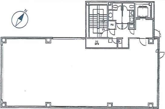 新共立ビルディング 4階 平面図