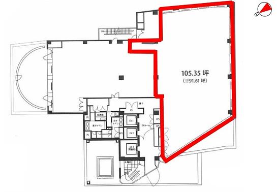 South新大塚ビル 3階301B 平面図
