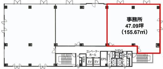 ASKビル（江東区） 4階403 平面図
