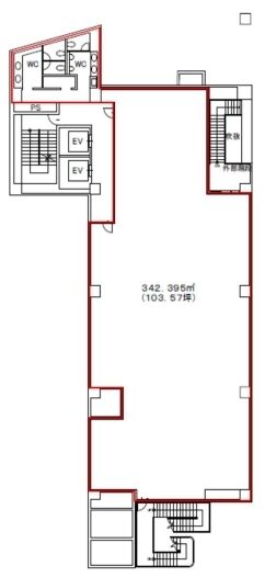 新御茶ノ水アーバントリニティビル 2階 平面図