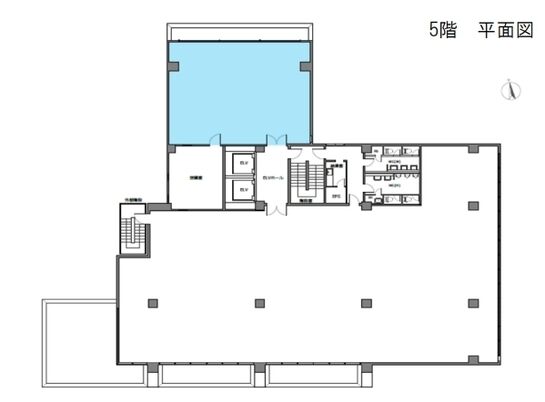 名古路ビル本館 5階北 平面図