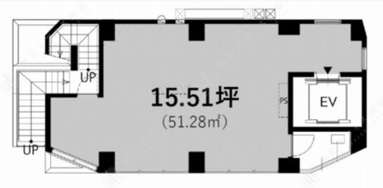 ARISTO北青山（THE CITY 北青山Ⅱ） 5階 平面図