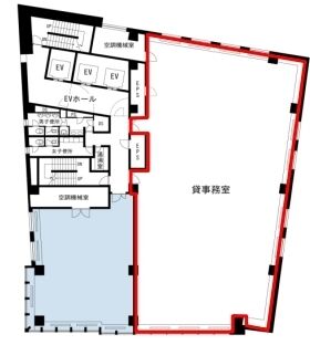 KDX新宿ビル 6階 平面図