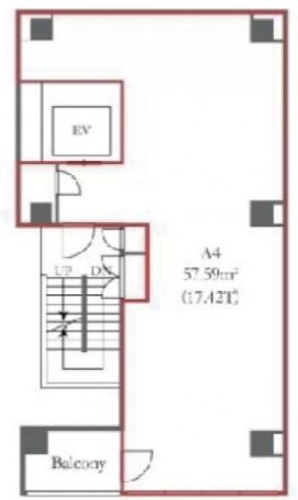 パークウェイテラス 4階 平面図