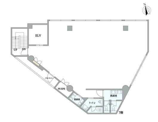 大塚 carna(旧:(仮称)豊島区南大塚3丁目計画) 9階 平面図