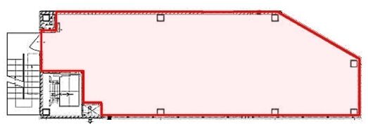 （仮称）瀬田一丁目ビル計画 2階 平面図
