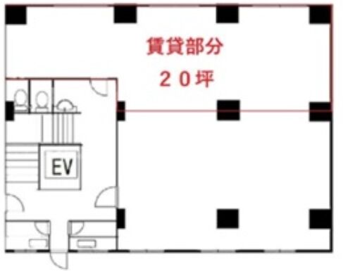新銘ビル 2階 平面図