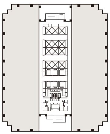 豊洲ONビル 23階2303 平面図