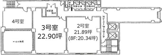 カクタス飯田橋ビル 7階702 平面図