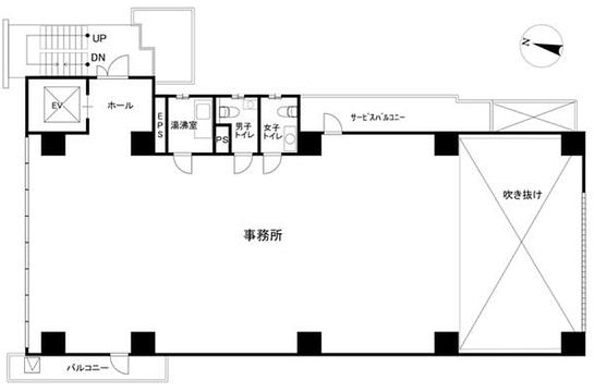 渋谷STビル 4階 平面図