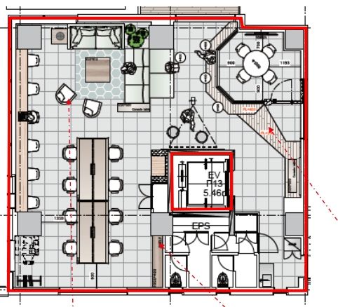 ユースクエア渋谷神山町（旧：GRAN DUO神山町） 6階 平面図
