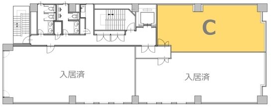箱崎升喜ビル 4階C 平面図