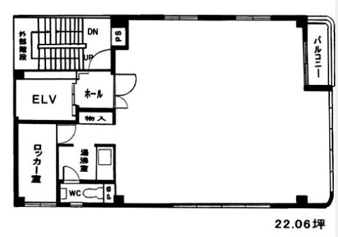 波崎ビル 3階 平面図