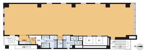 VORT麹町Ⅲ（旧：麹町PREX） 3階 平面図