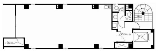 SHIMADA秋葉原ビル（旧：岩本町SYビル） 2階 平面図