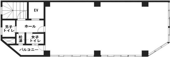 JF新宿御苑ビル 4階 平面図