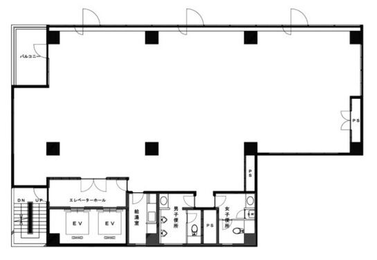 ACN築地242ビル 3階 平面図