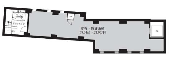 VORT恵比寿north  地下1階 平面図