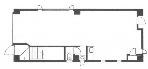 笠原ビル 1階 平面図
