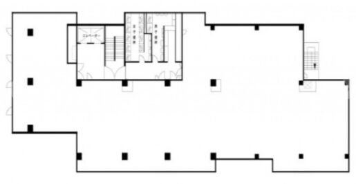 新陽ビル（揚場町） 2階 平面図