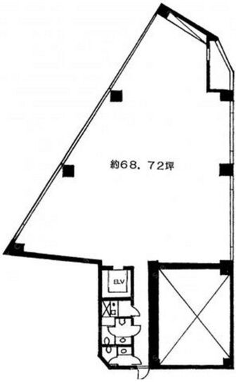 エイビスビル 4階 平面図