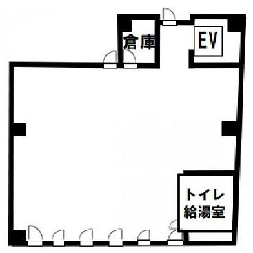 コモンズビル 5階 平面図