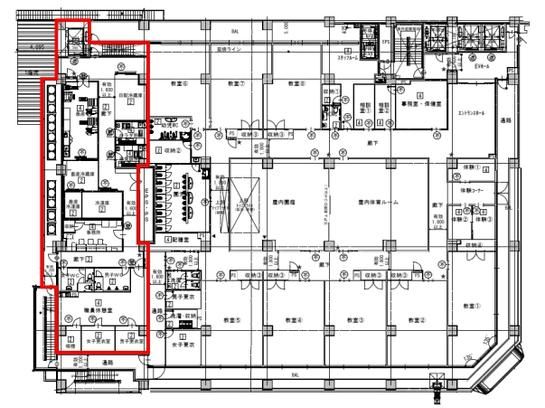 AIP25豊洲ビル 3階 平面図