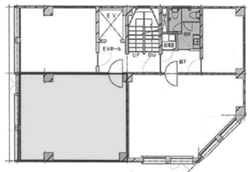 秋和ビル 3階303～4階404 平面図
