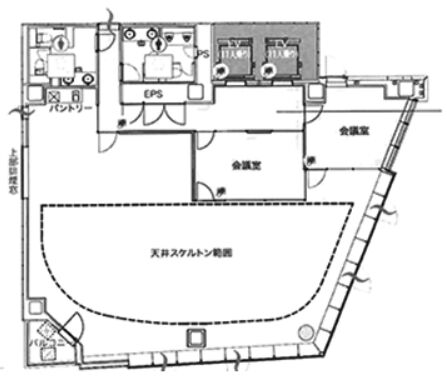京橋宝町PREX 8階 平面図
