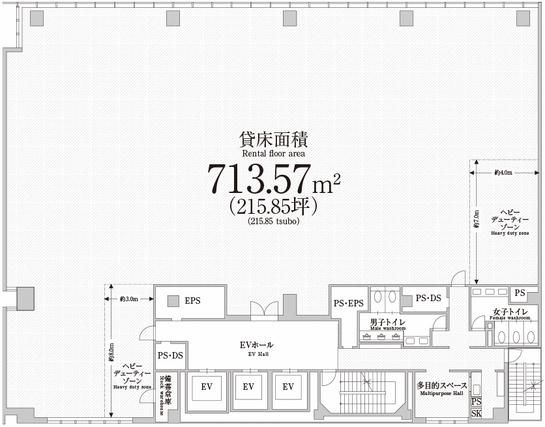 PMO秋葉原北 7階 平面図