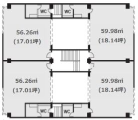 アーバンネット南麻布ビル 3階302 平面図