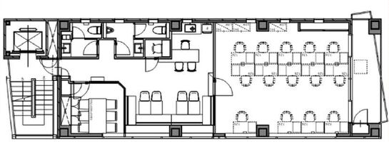 JP-BASE渋谷 3階 平面図