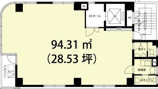 南青山渡辺ビル 3階 平面図