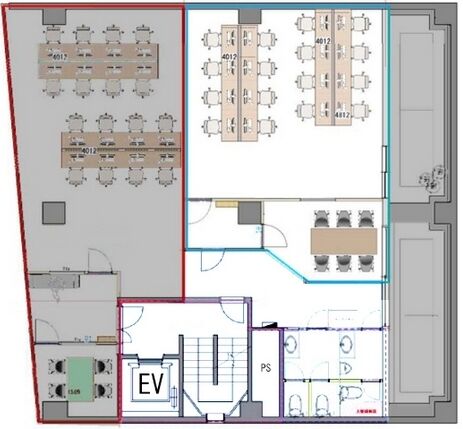 M.BALANCE+ IKEBUKURO SOUTH（旧：ジョリマリエビル） 3階302 平面図