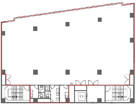 ECS第27ビル 6階 平面図