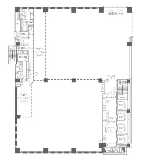 渋谷ファーストプレイス 2階 平面図